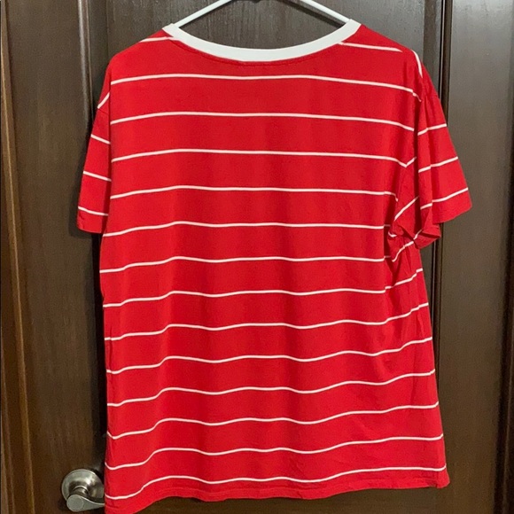 Guess Los Angeles Red Striped Tee - Picture 4 of 4